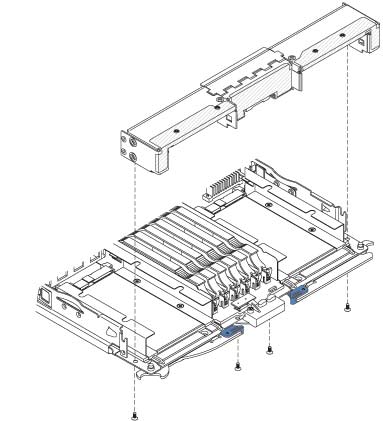 Graphic illustrating installing the bezel assembly
