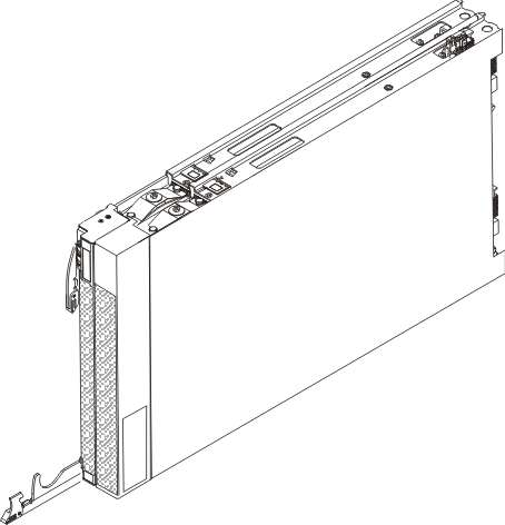 Graphic illustrating 2 servers on a flat surface with lower handles open.