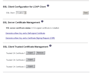 Graphic illustrating the SSL Client Configuration page.